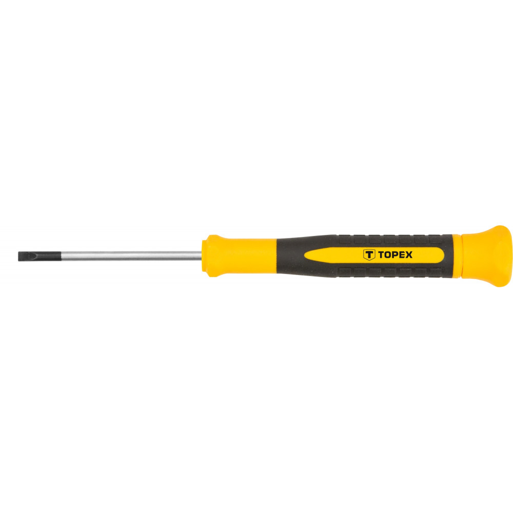 Викрутка TOPEX плоска, прецизійна, SL3х50мм, сталь CrV