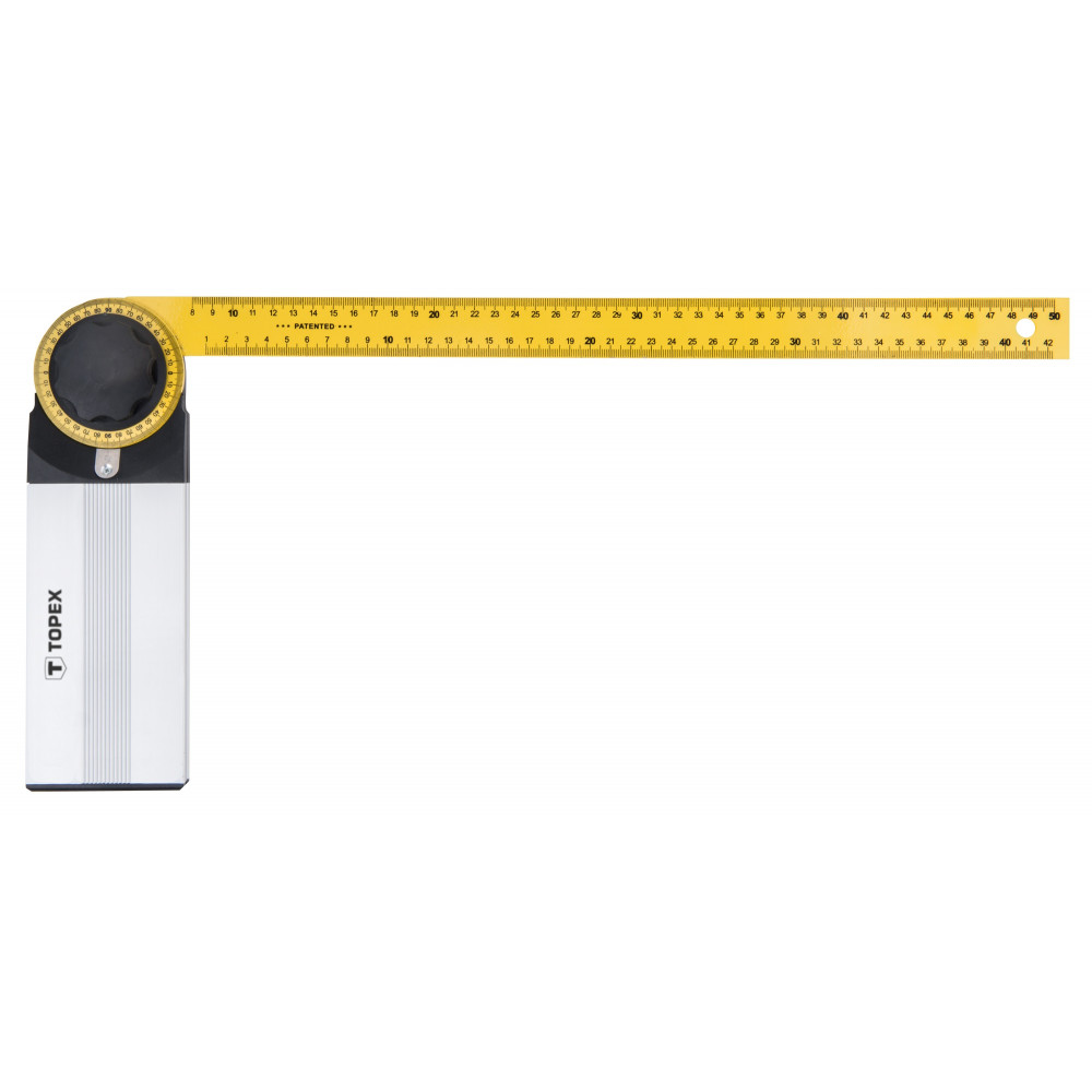 Кутомір розвідний TOPEX, тримач алюмінієвий, фіксатор, 500x240мм