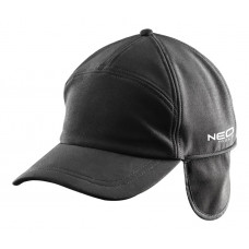 Бейсболка робоча Neo Tools, вітронепроникна, водонепроникна, регульований обхват, чорний