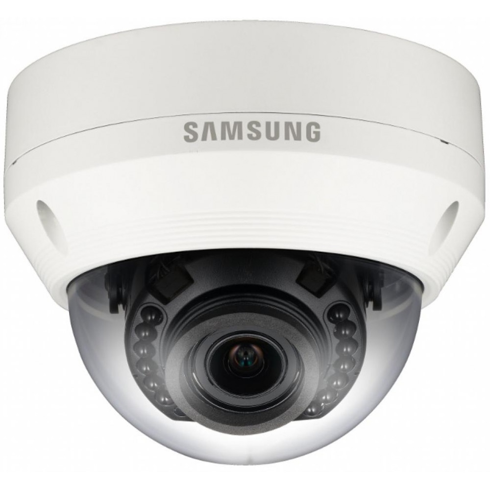 Камера IP Hanwha  SNV-L6083R, 2MP, Indoor Dome, 2.8-12mm, f/1.4-3.6, IR15m, Mic, PoE