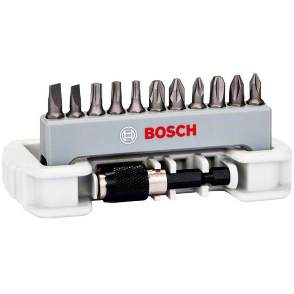 Біти Bosch Professional магнітний бітотримач, SL,PH,PZ,T, 25мм, набір 11шт