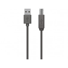 Кабель USB-A > USB-B (AM/BM) синхронізації Belkin 3м, чорний