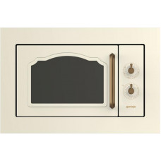 Мікрохвильова піч Gorenje вбудовувана Retro, 23л, міх. управл., 800Вт, гриль, бежевий Мікрохвильова піч Gorenje вбудовувана Retro, 23л, міх. управл., 800Вт, гриль, бежевий