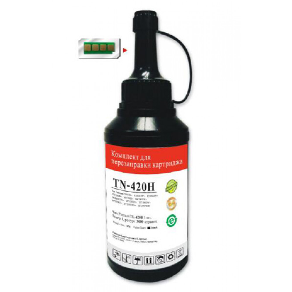 Комплект для заправки TN-420H картриджа Pantum TL-420H, TL-420X  M7100, P3010/3300 (1*3000стор, 1тонер, 1чіп)
