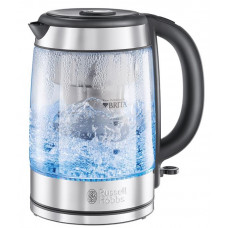 Електрочайник Russell Hobbs Clarity 1л, скло, чорний
