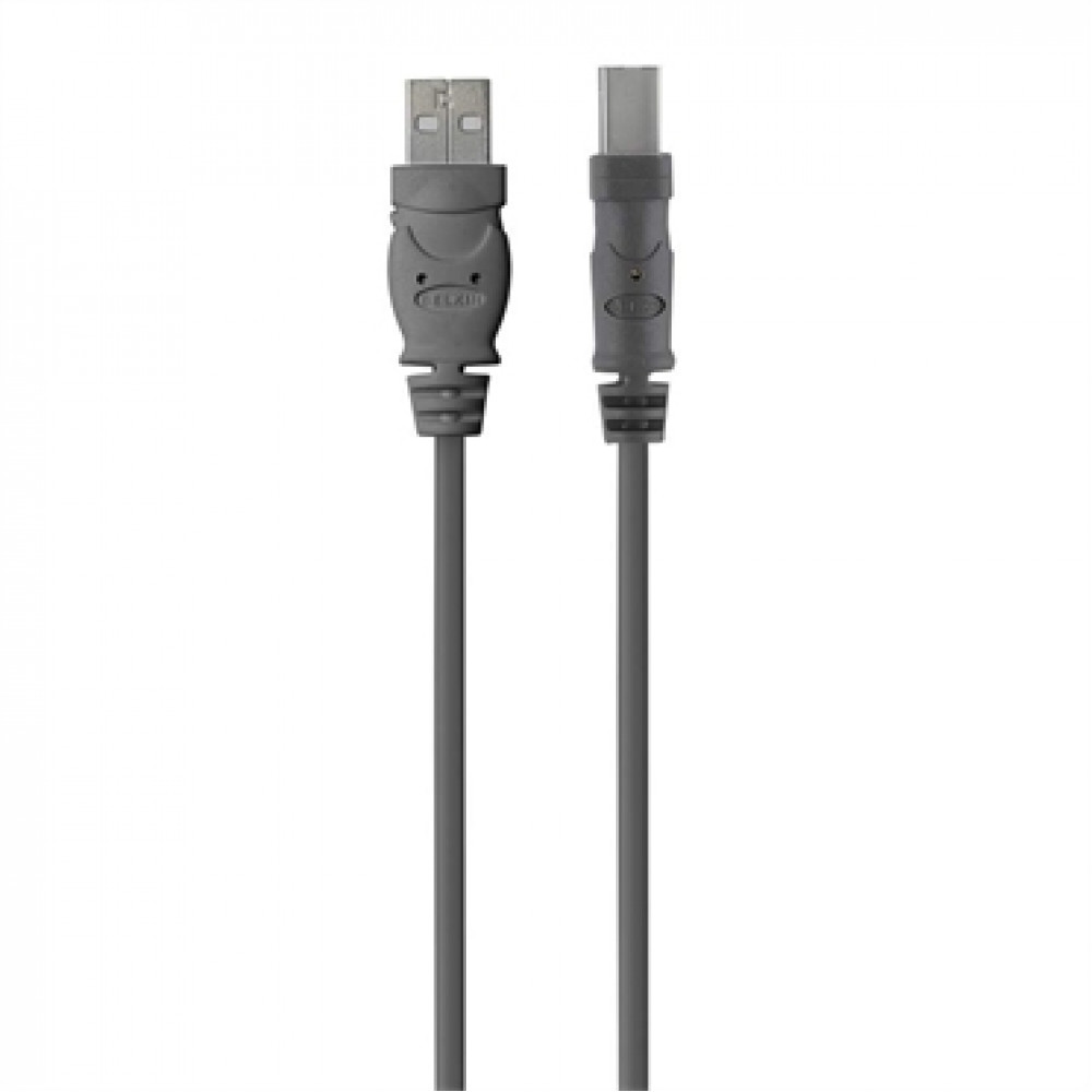 Кабель USB-A > USB-B (AM/BM) синхронізації Belkin 1.8м, чорний