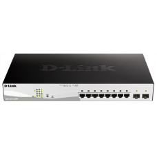 Комутатор D-Link DGS-1210-10MP 8xGE PoE, 2xSFP, 130Вт Комутатор D-Link DGS-1210-10MP 8xGE PoE, 2xSFP, 130Вт