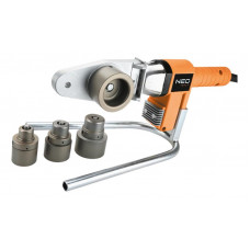 Паяльник для пластикових труб Neo Tools 220В 650Вт 260°C насадки 20 25 32 40мм стійка кейс Паяльник для пластикових труб Neo Tools 220В 650Вт 260°C насадки 20 25 32 40мм стійка кейс