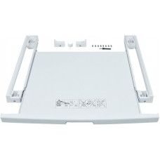 Комплект монтажний Siemens для з'єднання пральної машини з сушильною машиною, висувна полиця, білий