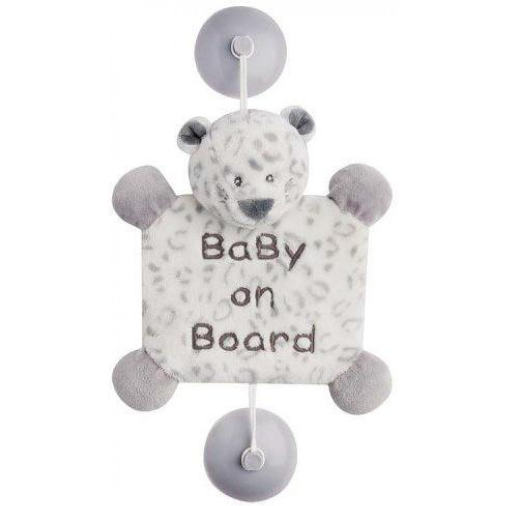 Іграшка Дитина на борту на присосках Nattou леопард Лея