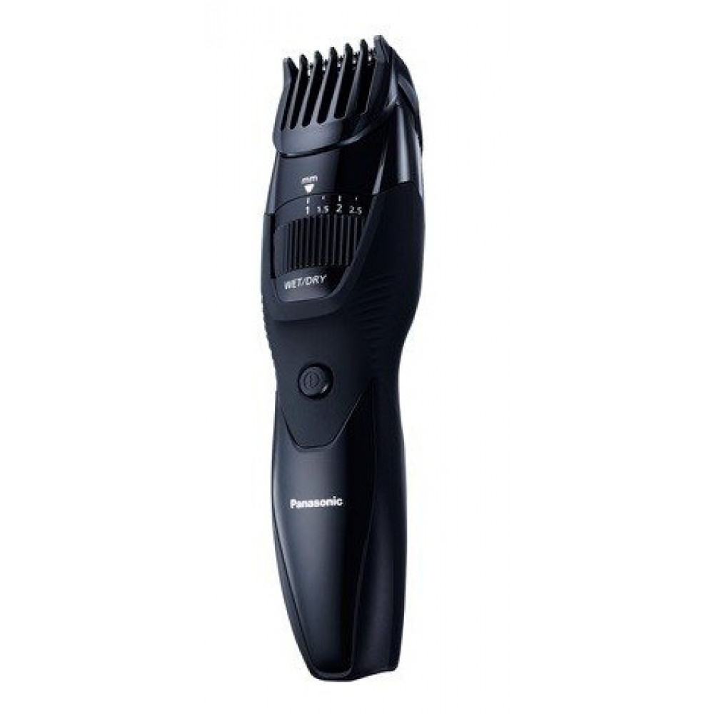 Тример Panasonic, для бороди, вусів, окантовки, акум., роторний мотор, насадок-1, сталь, чорний