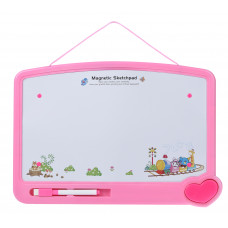 Магнітна дошка для малювання Same Toy рожева