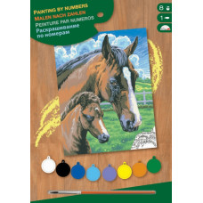 Набір для творчості Sequin Art Painting by numbers Junior Кінь та лоша 23*30см