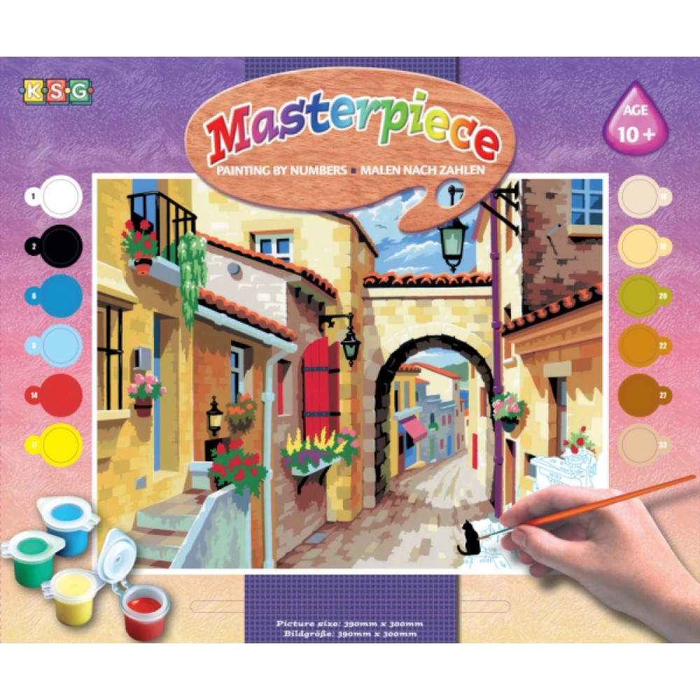 Набір для творчості Sequin Art Painting by numbers Senior Тиха вулиця 39*30см