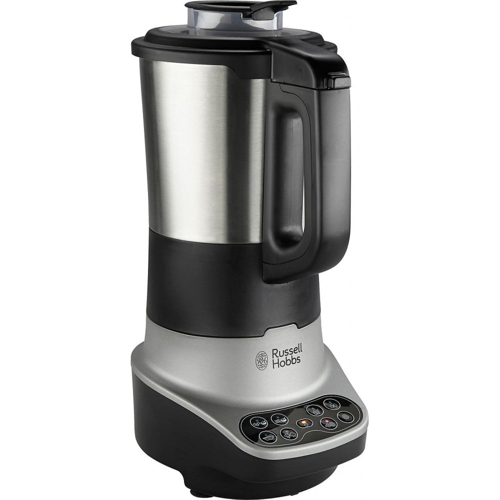 Суповарка-блендер Russell Hobbs 1200Вт, чаша-1,75л, механічне керування, 8 авто. програм, нержав.сталь, платик, сіро-чорний