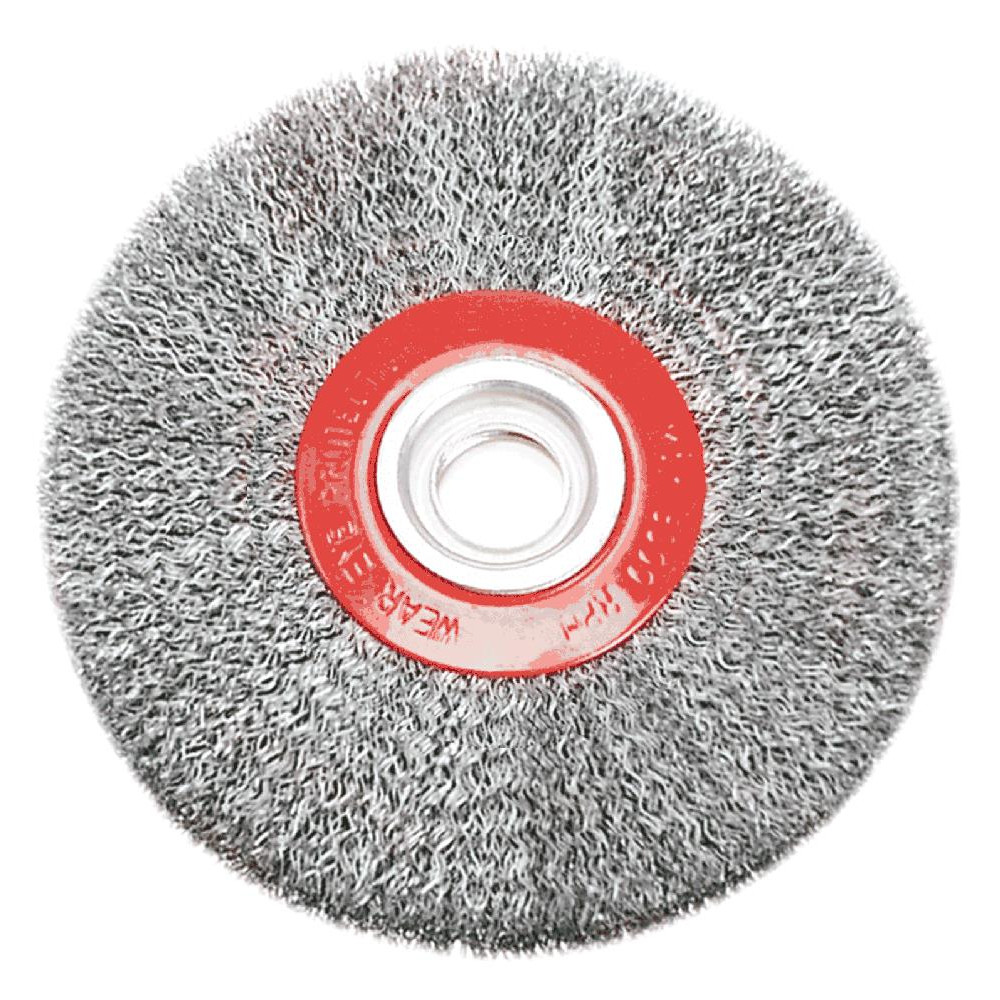 Щітка дискова Verto, рифлений дріт, 200мм, різьблення 32мм