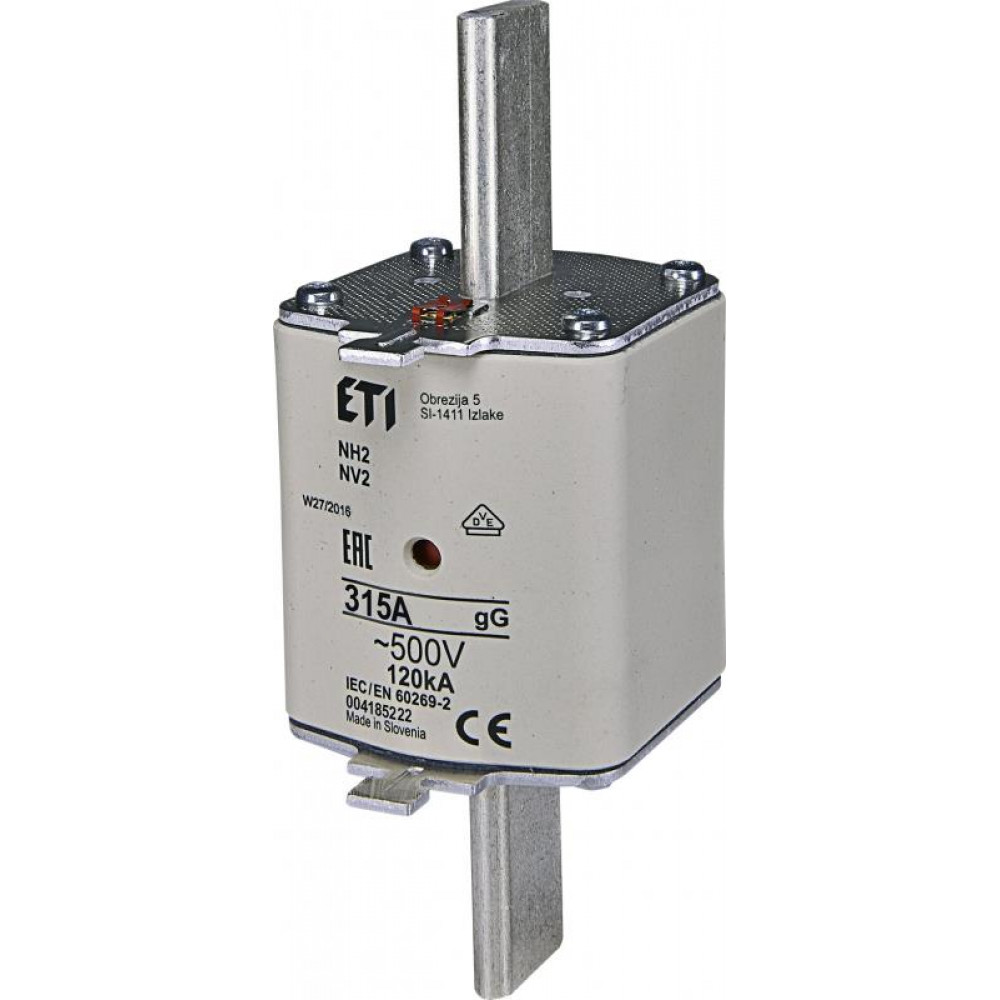 Запобіжник ETI, NH-2/gG 315A 500V KOMBI