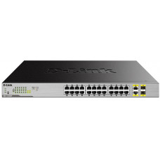 Комутатор D-Link DGS-1026MP 24x1GE c PoE, 2xSFP/GE, 370W Комутатор D-Link DGS-1026MP 24x1GE c PoE, 2xSFP/GE, 370W
