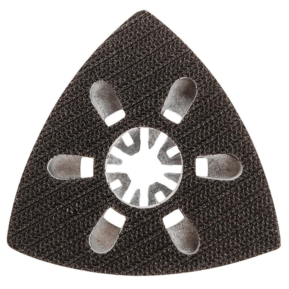 Шліфувальний підошва трикутна GRAPHITE, 1шт, для багатофункціонального інструменту, на липучці, тип DELTA, 83x83x83мм