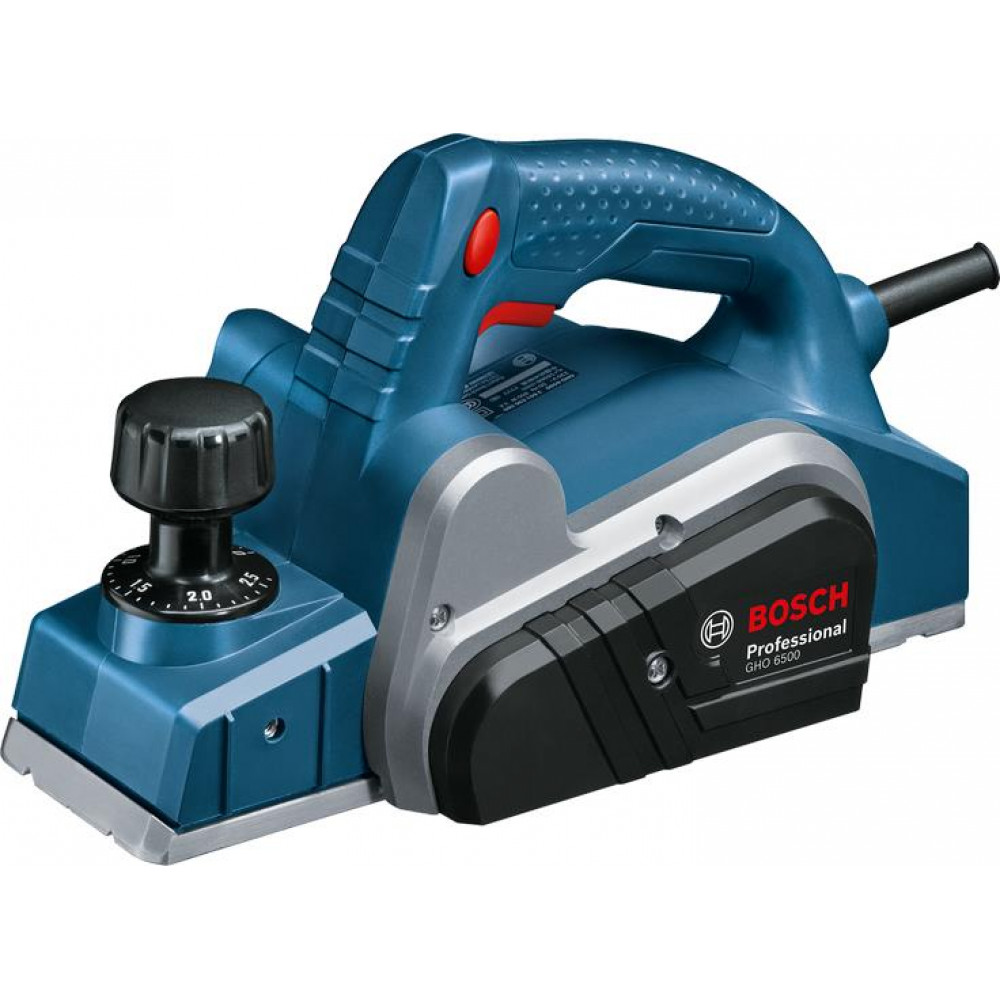 Рубанок Bosch Professional GHO 6500 650Вт 82мм стругання до 2.6мм паз до 9мм 2.8кг