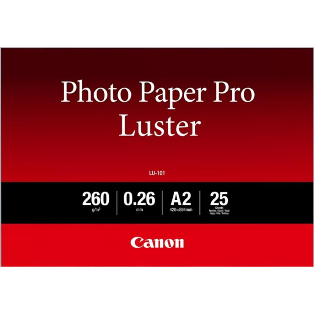 Папір Canon A2 Luster Photo Paper Pro LU-101, 25 арк.