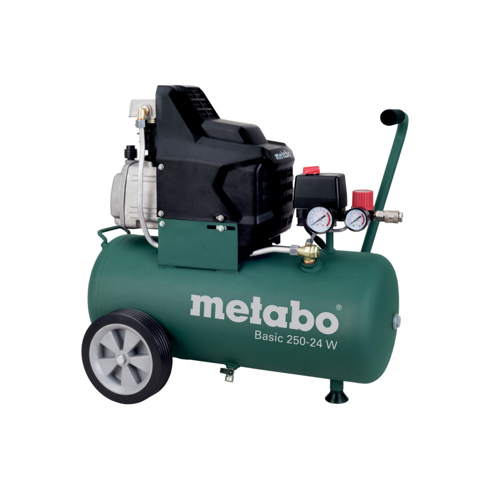 Компресор повітряний Metabo Basic 250-24 W, 1500Вт, 24л, 110л/хв, 8бар