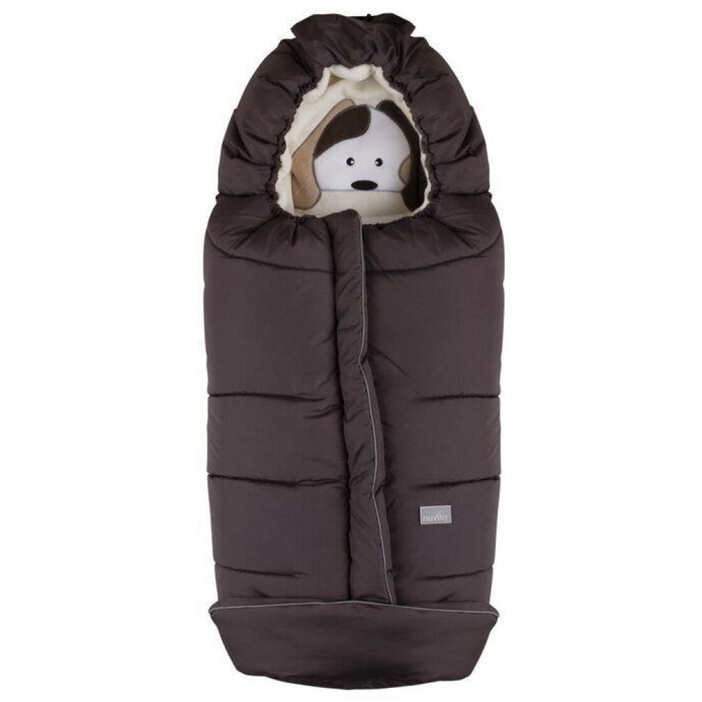 Зимовий конверт Nuvita Сuccioli Junior коричневий/пес