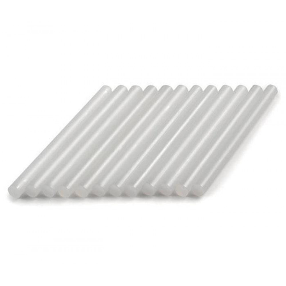 Стрижні клейові Dremel, 7х100мм, 12шт, високотемпературний, прозорий