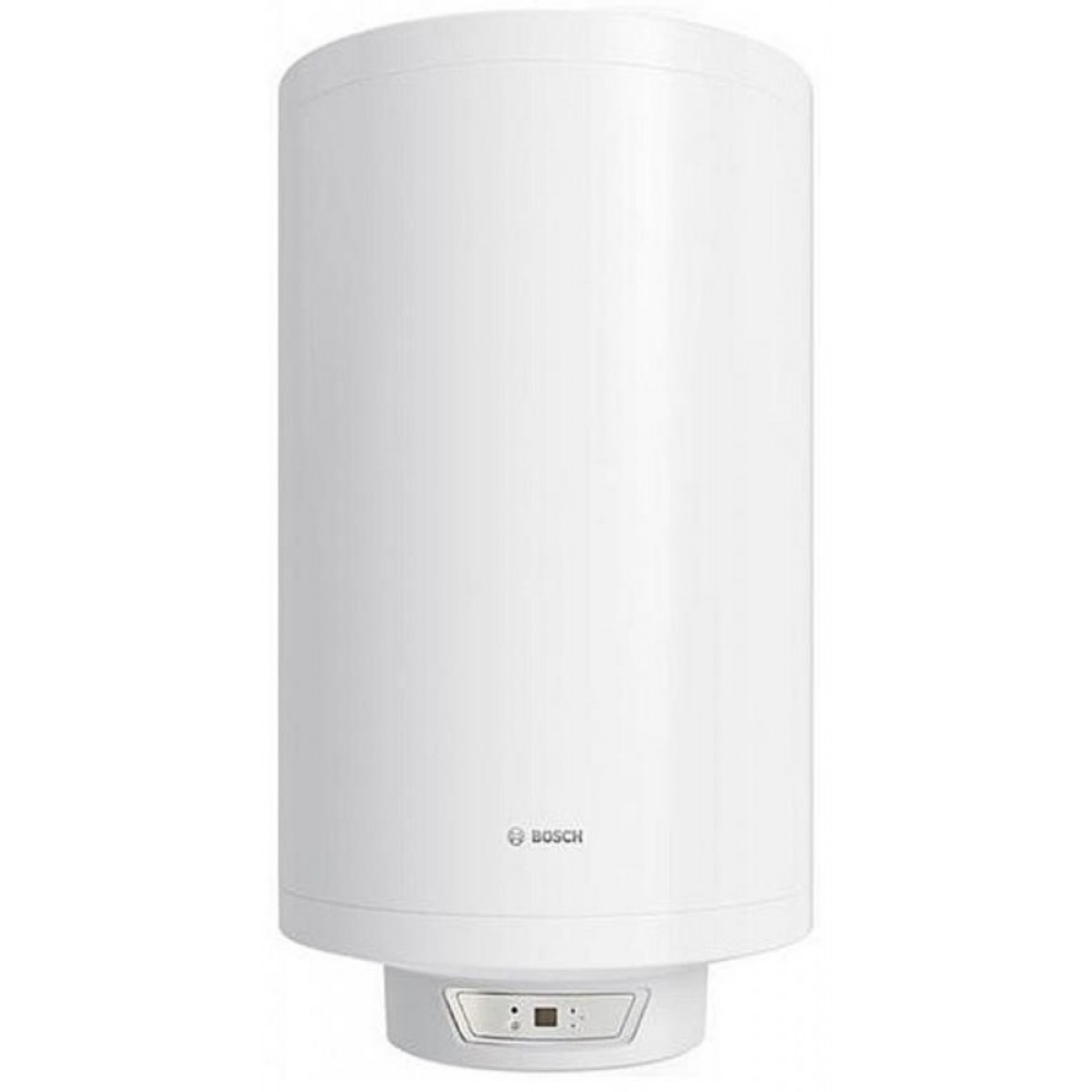 Водонагрівач електр. BOSCH круглий Tronic 8000T, 35л, 1,2кВт, сухий тен, вертикальний монтаж, електр. кер-ння, C, білий