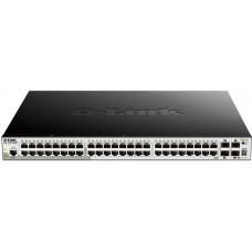 Комутатор D-Link DGS-1510-52XMP 48xGE с РоЕ, 4xSFP+, SmartPro Комутатор D-Link DGS-1510-52XMP 48xGE с РоЕ, 4xSFP+, SmartPro