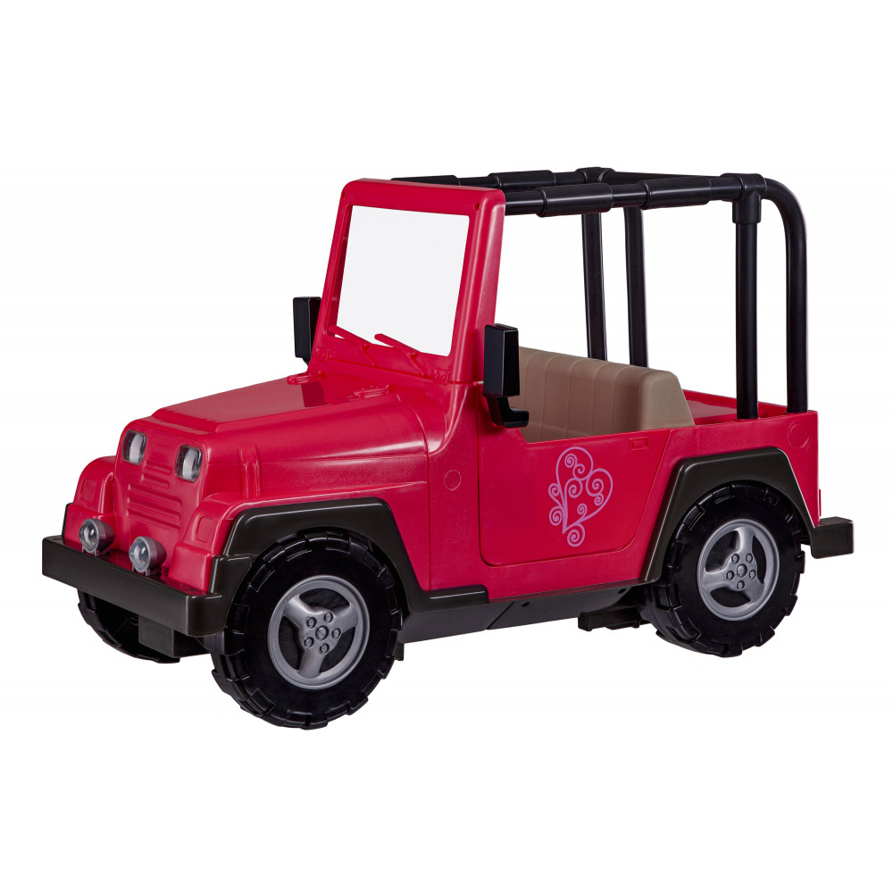 Транспорт для ляльок Our Generation Джип, рожевий