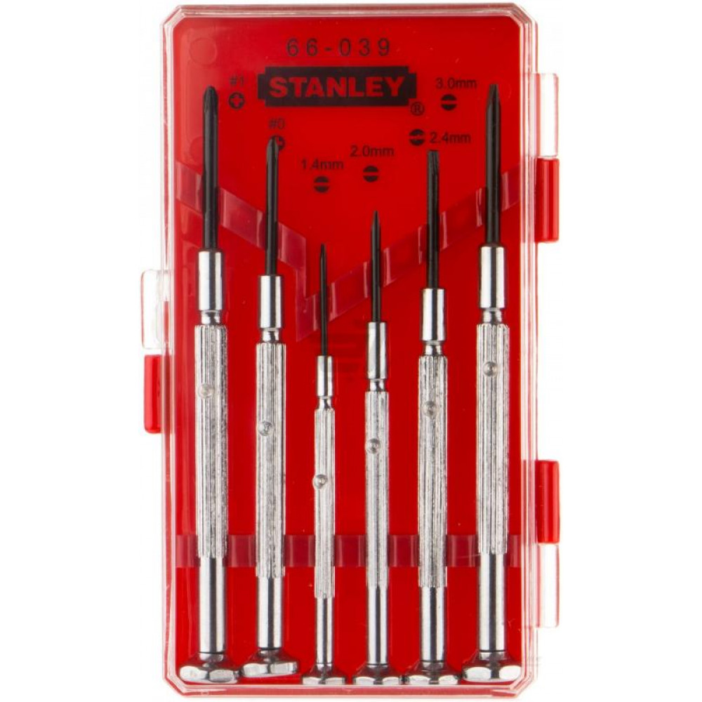 Викрутки Stanley Watchmaker набір 6шт, прецизійні, SL,PH