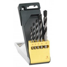 Набір свердел по бетону Bosch Professional, 4-10мм, кейс, 5шт Набір свердел по бетону Bosch Professional, 4-10мм, кейс, 5шт