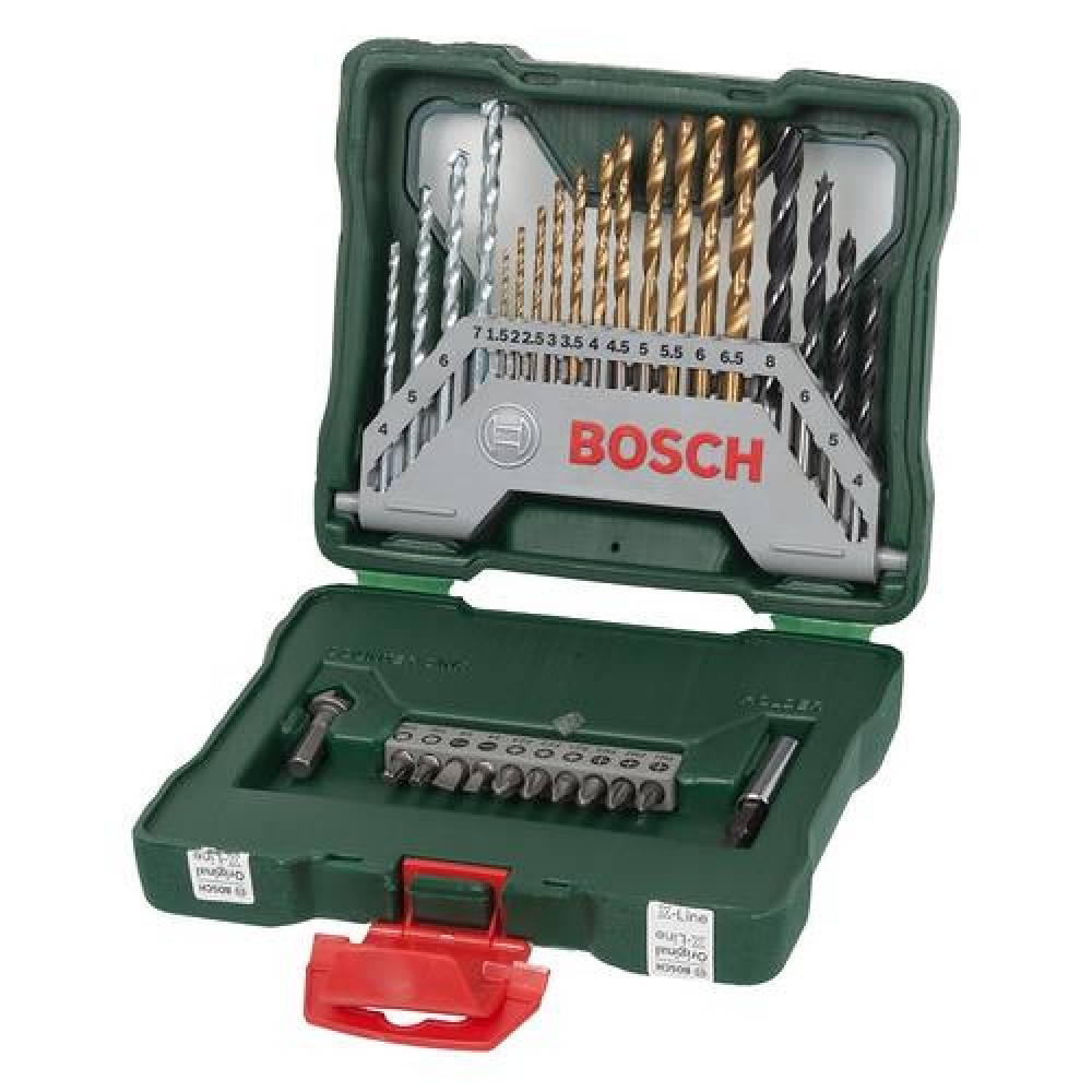 Набір свердел та біт Bosch Professional X-Line TITANIUM, кейс, 30шт