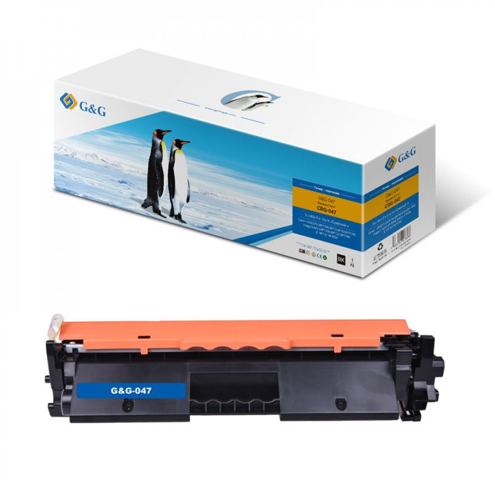 Картридж G&G до Canon 047 LBP112/MFP112/113 2164C002 Black (1600 стор)