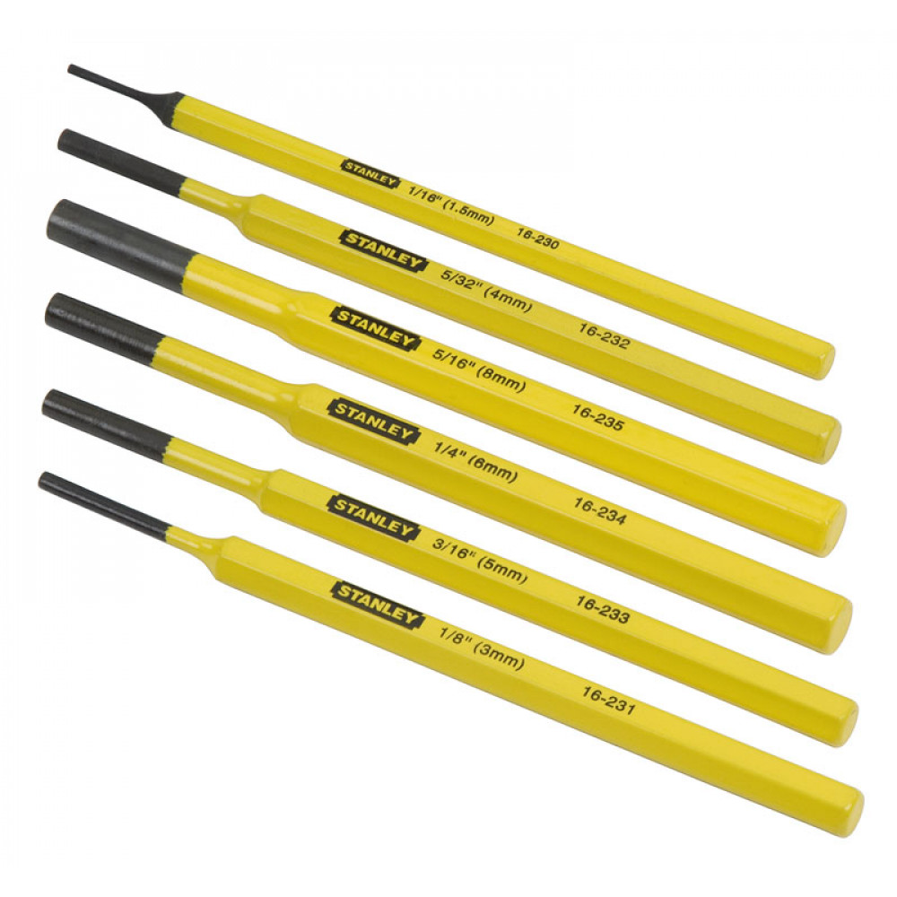 Добійник Stanley, набір 6шт, 1.5-8мм
