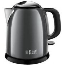 Електрочайник Russell Hobbs Colours Plus Mini, 1л, метал , сірий