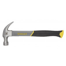 Молоток столярний Stanley Fiberglass, 450г, рукоятка скловолокно Молоток столярний Stanley Fiberglass, 450г, рукоятка скловолокно
