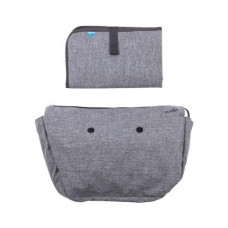 Підкладка Nuvita MyMia з килимком для сповивання, сірий Підкладка Nuvita MyMia з килимком для сповивання, сірий