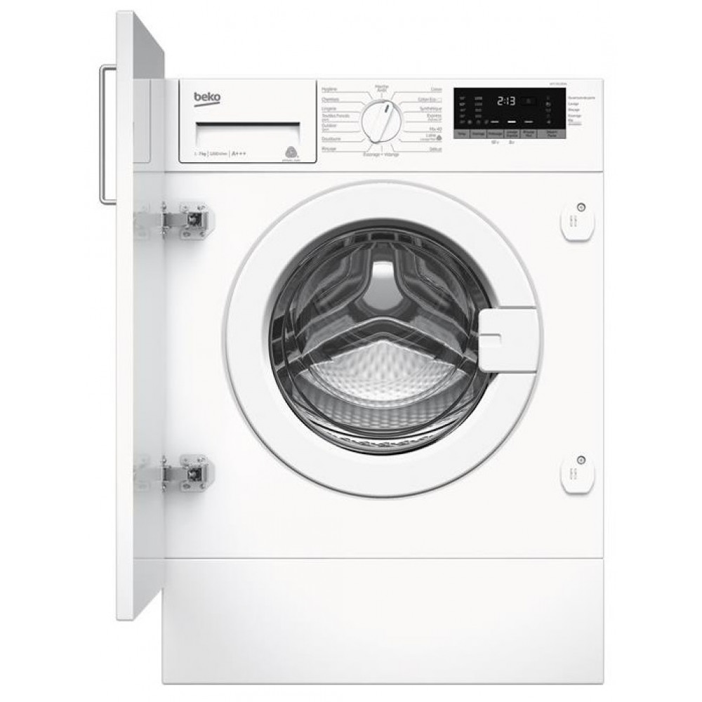 Пральна машина Beko вбудована фронтальна, 7кг, 1200, A+++, 55см, дисплей, білий