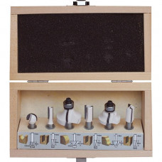 Фрези Makita D-53540, набір 6шт, хвостовик 8мм, кейс Фрези Makita D-53540, набір 6шт, хвостовик 8мм, кейс