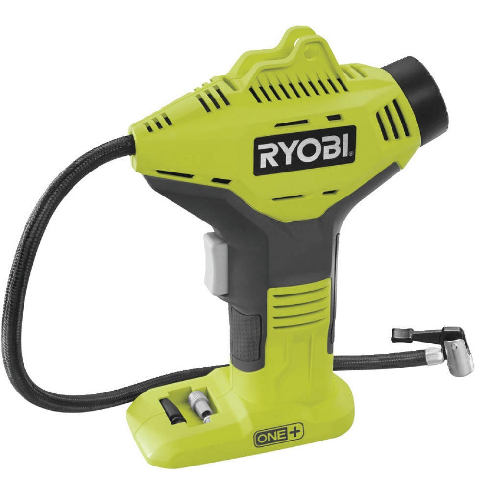 Компресор автомобільний акумуляторний Ryobi ONE+ R18PI-0 18В 10.3бар 16л/хв 0.7кг без АКБ та ЗП
