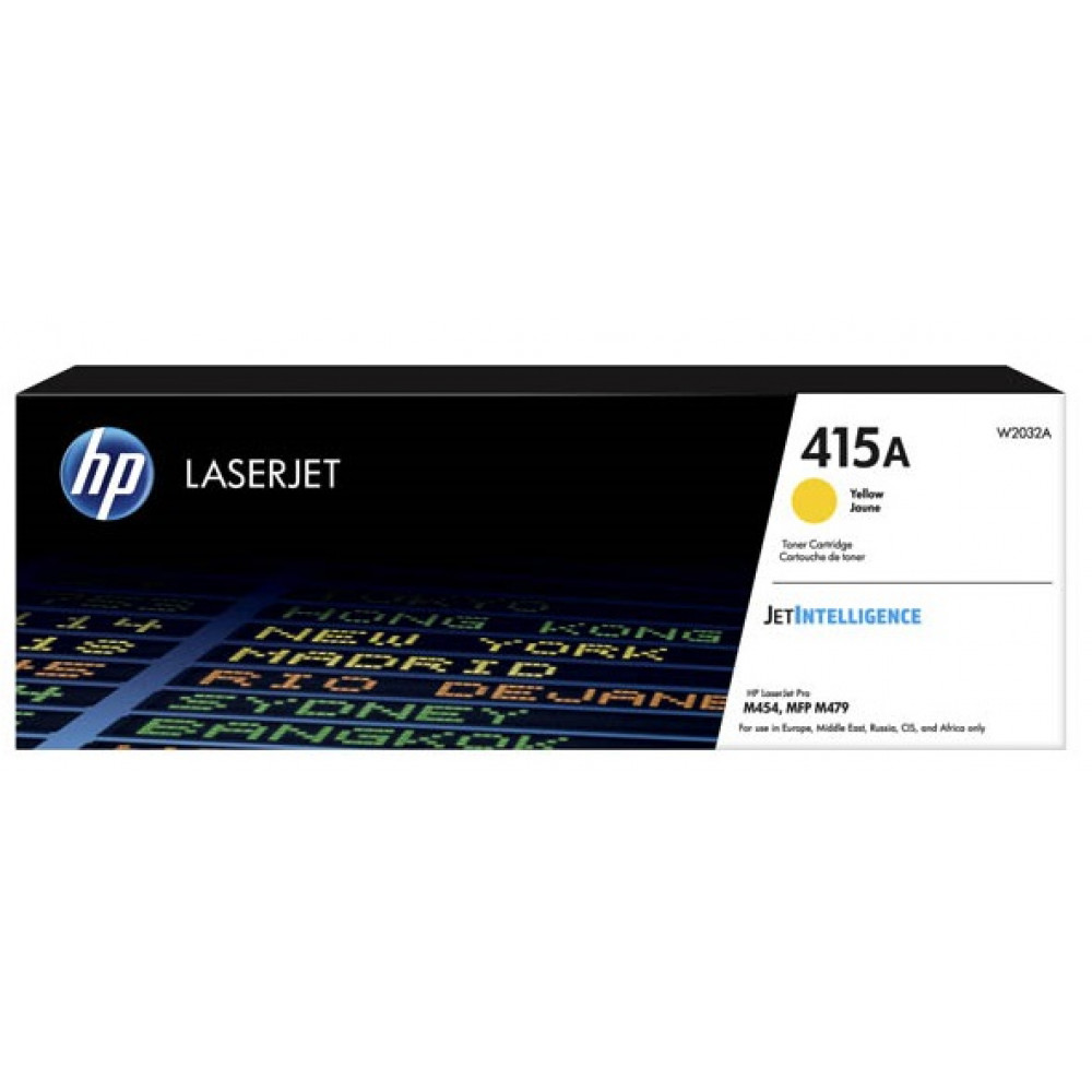 Картридж HP 415X CLJ Pro M414/454/479, Enterprise M455/M480 Yellow (6000стор)