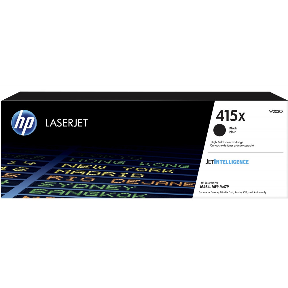 Картридж HP 415X CLJ Pro M414/454/479, Enterprise M455/M480 Black (7500стор)