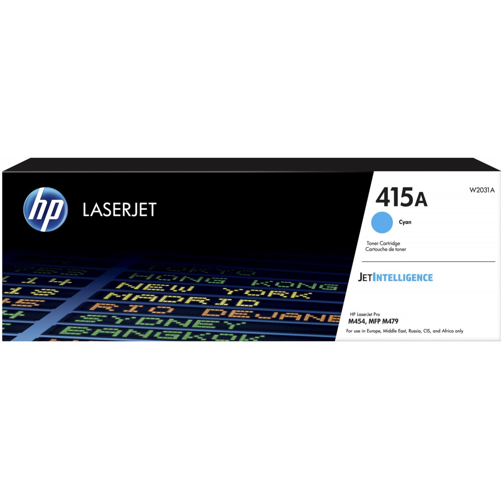Картридж HP 415A CLJ Pro M414/454/479, Enterprise M455/M480 Cyan (2100стор)