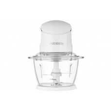 Подрібнювач Ardesto, 400Вт, чаша-1000мл, скло, корпус-пластик, білий Подрібнювач Ardesto, 400Вт, чаша-1000мл, скло, корпус-пластик, білий