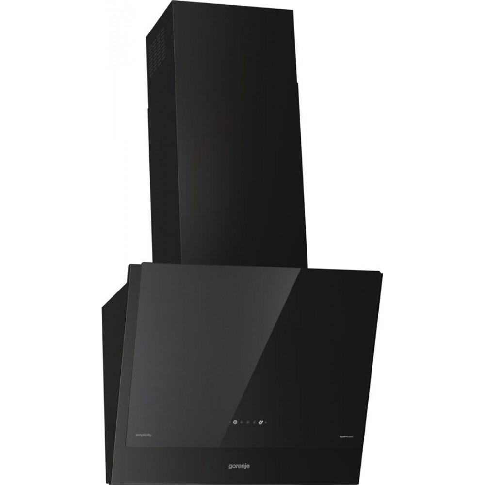 Витяжка Gorenje похила, 60см, 650м.куб/год, чорний