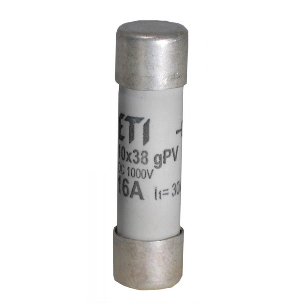 Запобіжник ETI, CH 10x38 gPV 15A 1000V (30kA)