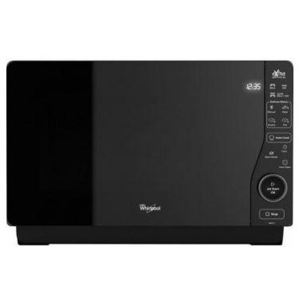 Мікрохвильова піч Whirlpool, 25л, електронне упр., 800Вт, гриль, дисплей, чорний