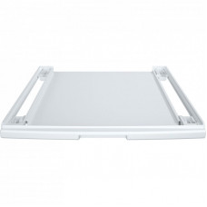 Комплект монтажний Bosch WZ20400 для з'єднання пральної машини з сушкою, висувна полиця, білий